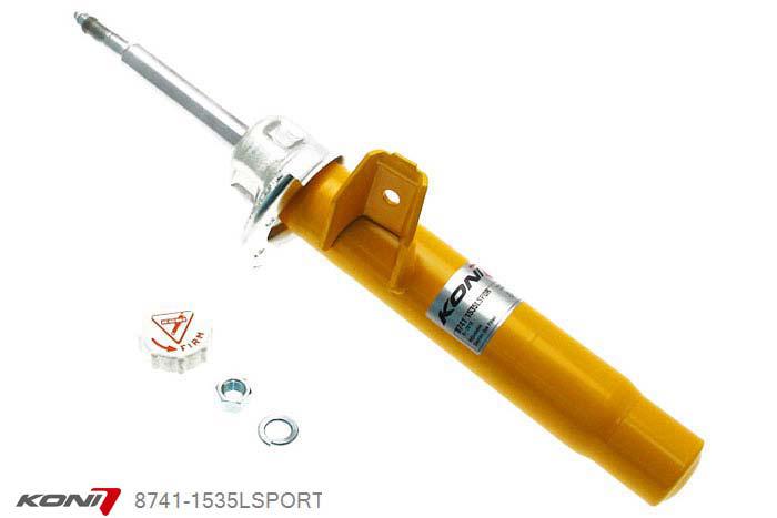 8741-1535LSPORT, Koni Sport schokdemper Vooras links, BMW (E90 en E91 en E92) xi en xd en xDrive, 2005-2012, incl. M-Technik, Demping instelbaar  d.m.v. stelknop, Standaard lengte , verlaging tot max. -40mm