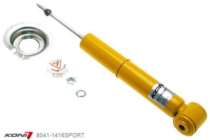 8041-1416SPORT, Koni Sport schokdemper Achteras, Toyota GT86, 2012-2015, Demping instelbaar  d.m.v. stelknop, Standaard lengte , verlaging tot max. -40mm