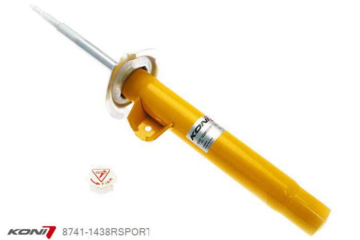 8741-1438RSPORT, Koni Sport schokdemper Vooras rechts, BMW E46, 2000-2006, Demping instelbaar  d.m.v. stelknop, Standaard lengte , verlaging tot max. -40mm