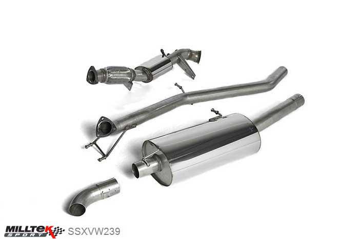 SSXVW239, VW Amarok 2.0 BiTDI 163 and 180PS 2010- Milltek, Turbo-back system with DPF-Delete, Requires custom ECU software. Discreet tailpipe (exits under the car) , 2,76 inch, 70mm