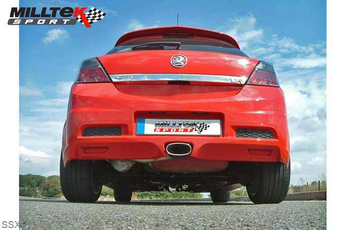 SSXVX009, Opel Astra Mk5 VXR 2.0 Turbo 2005-2010 Milltek, Cat-back system, Resonated (quieter) Special, 2,5 inch, 63,5mm