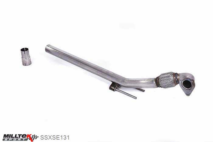 SSXSE131, Seat Leon 2.0 TDI 140PS 2004-2012 Milltek, Large-bore Downpipe and De-cat,  , 2,75 inch, 69,85mm