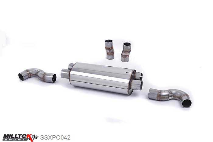 SSXPO042, Porsche 911 997.2 Turbo and Turbo S 2009-2012 Milltek, Cat-back system, Cup specification (track-focussed) , 2,76 inch, 70mm