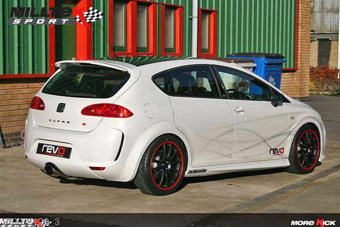 SSXSE120, Seat Leon Cupra K1 2007-2009 Milltek, Cat-back system, Non-resonated (louder) Single 152x102mm Oval, 2,75 inch, 69,85mm