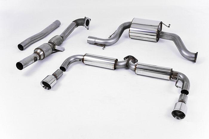 SSXVW178, VW Golf Mk6 GTi Edition 35 2011-2012 Milltek, Turbo-back system including Hi-Flow Sports Cat, 3-inch Race System. Requires a Stage 2 ECU remap , 3 inch, 76,2mm