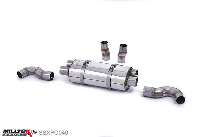 SSXPO040, Porsche 911 997.2 Turbo and Turbo S 2009-2012 Milltek, Cat-back system,  , 2,76 inch, 70mm