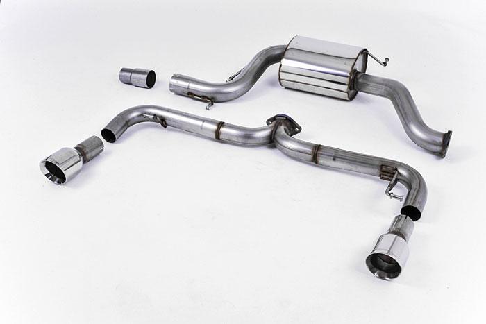 SSXVW177, VW Golf Mk6 GTi Edition 35 2011-2012 Milltek, Cat-back system, Non-resonated (louder). 3-inch Race System , 3 inch, 76,2mm
