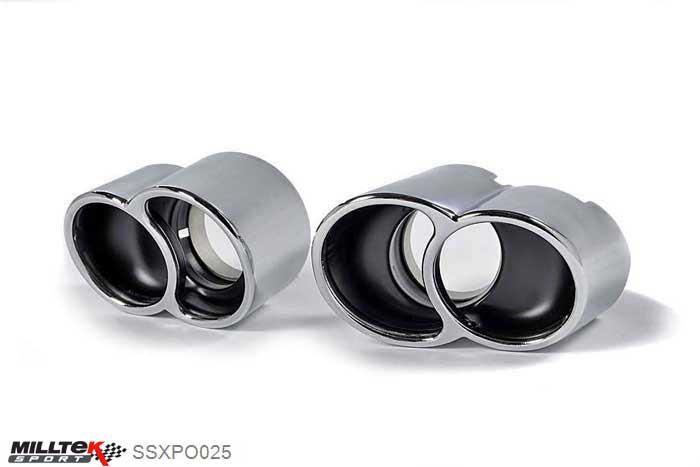SSXPO025, Porsche 911 996 Turbo (inc X50/GT2) 2000-2005 Milltek, Tips,  Techquipment style Techquipment style, N/A inch, N/Amm