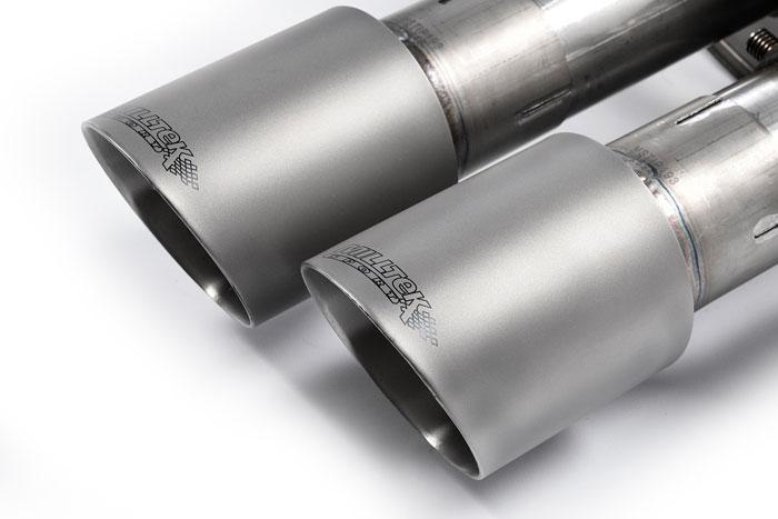 SSXVW335, VW Golf Mk5 GTi Edition 30 2.0T FSi 230PS 2006-2009 Milltek, Cat-back system, Non-resonated (louder). Titanium Tips Twin 80mm GT80 Titanium, 2,75 inch, 69,85mm