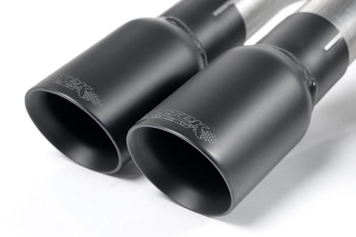 SSXVW329, VW Golf Mk5 GTi Edition 30 2.0T FSi 230PS 2006-2009 Milltek, Cat-back system, Resonated (quieter). Cerakote Black Tips Twin 80mm GT80 Cerakote Black, 2,75 inch, 69,85mm