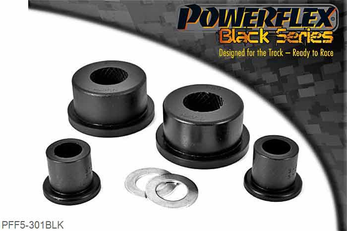 PFF5-301BLK, BMW E36 3 Series Compact (1993-2000) Front Lower Wishbone Rear Bush, Concentric Bush, use PFF5-303 for M3 or if you require increased caster angle - OE Part Nr 31129059288 or 31129058815 or 31129058931, 2 stuk(s) benodigd  per auto, 2 stuk(s) in verpakking, prijs per set van 2 stuk(s)