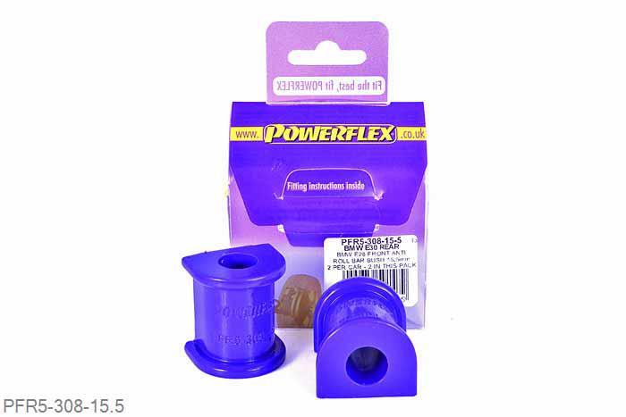 PFR5-308-15.5, BMW E30 3 Series (1982 - 1991), Rear Roll Bar Mounting Bush 15.5mm  15.5mm, 2 stuk(s) benodigd  per auto, 2 stuk(s) in verpakking, prijs per set van 2 stuk(s)