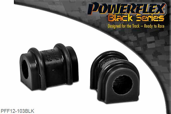 PFF12-103BLK, Peugeot 106 and 106 GTi/Rallye Anti Roll Bar Bush 20mm, Does NOT Fit Peugeot 106 Rally or GTi models 20mm, 2 stuk(s) benodigd  per auto, 2 stuk(s) in verpakking, prijs per set van 2 stuk(s)