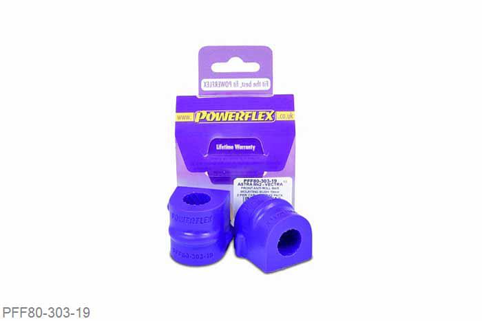 PFF80-303-19, Opel Vectra B (1995 - 2002), Front Anti Roll Bar Mounting Bush 19mm  19mm, 2 stuk(s) benodigd  per auto, 2 stuk(s) in verpakking, prijs per set van 2 stuk(s)