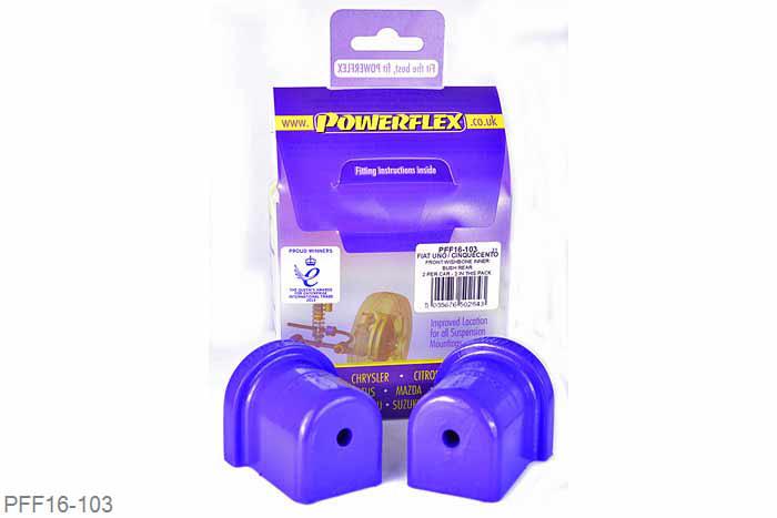 PFF16-103, Fiat Cinquecento and Seicento, Front Wishbone Rear Inner Bush , 2 stuk(s) benodigd  per auto, 2 stuk(s) in verpakking, prijs per set van 2 stuk(s)