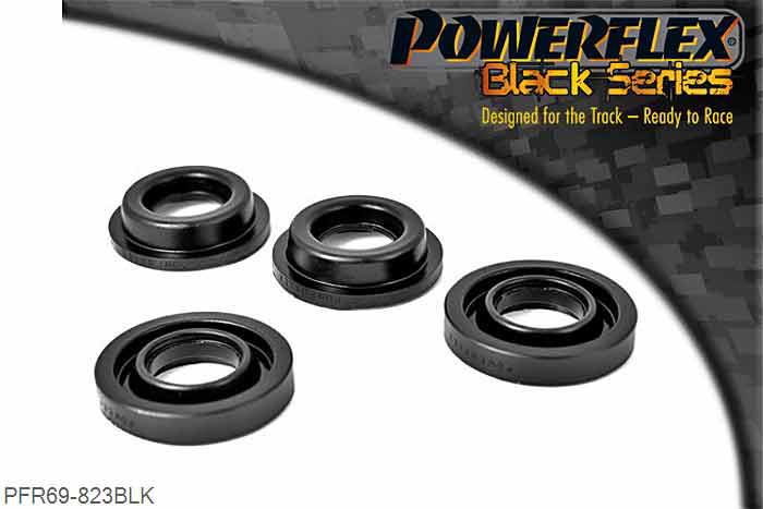 PFR69-823BLK, Subaru BRZ Rear Subframe Front Insert, This bush is an insert which fit above and below the original bush. For complete bushes use PFR69-821BLK., 2 stuk(s) benodigd  per auto, 2 stuk(s) in verpakking, prijs per set van 2 stuk(s)