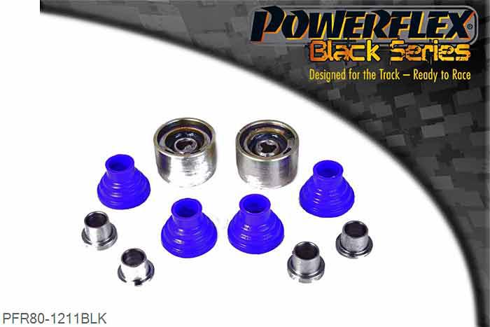 PFR80-1211BLK, Cadillac BLS (2005 - 2010) Rear Upper Arm Outer Bush, Fits arms using a spherical type bush 47mm in diameter, for arms with a 38mm rubber bush use PFR80-1217 47mm, 2 stuk(s) benodigd  per auto, 2 stuk(s) in verpakking, prijs per set van 2 stuk(s)