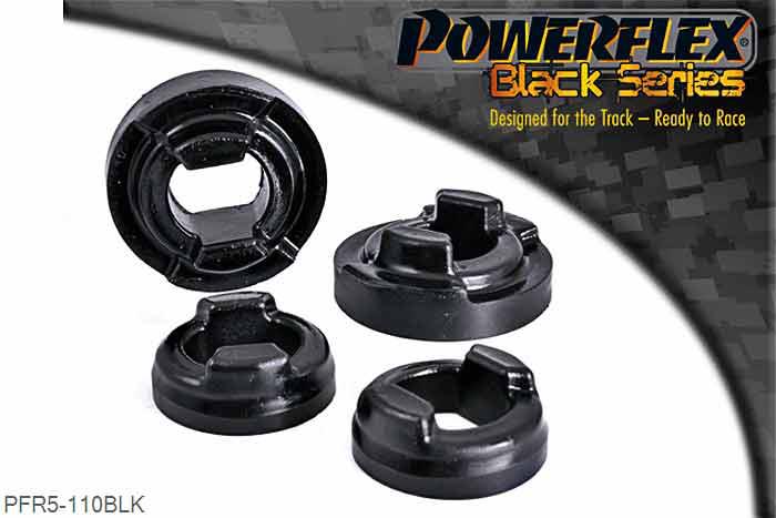 PFR5-110BLK, Mini Mini Generation 1 (R50/52/53) (2000 - 2006) Rear Trailing Arm Front Bush Inserts, PFR5-110BLK inserts will fit models up to 05/2003 with the OE trailing arm brackets 33326753973 and 33326753974. For a full replacement bush, please use PFR5-1105BLK, 2 stuk(s) benodigd  per auto, 2 stuk(s) in verpakking, prijs per set van 2 stuk(s)
