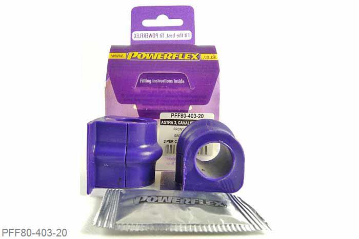 PFF80-403-20, Opel Astra MK3 - Astra F (1991-1998), Front Anti Roll Bar Mount 20mm Please check anti roll bar diameter before ordering 20mm, 2 stuk(s) benodigd  per auto, 2 stuk(s) in verpakking, prijs per set van 2 stuk(s)