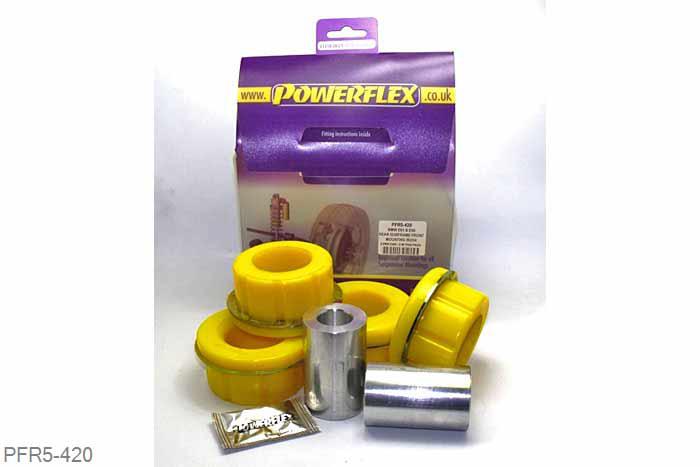PFR5-420, BMW E81, E82, E87 & E88 1 Series (2004-2013), Rear Subframe Front Mounting Bush PFR5-420 is a new replacement bush for inserts use PFR5-419, 2 stuk(s) benodigd  per auto, 2 stuk(s) in verpakking, prijs per set van 2 stuk(s)