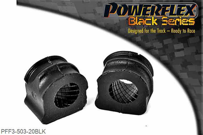 PFF3-503-20BLK, Audi TT Mk1 Typ 8N 4WD (1999-2006) Front Anti Roll Bar Mounting 20mm,  20mm, 2 stuk(s) benodigd  per auto, 2 stuk(s) in verpakking, prijs per set van 2 stuk(s)