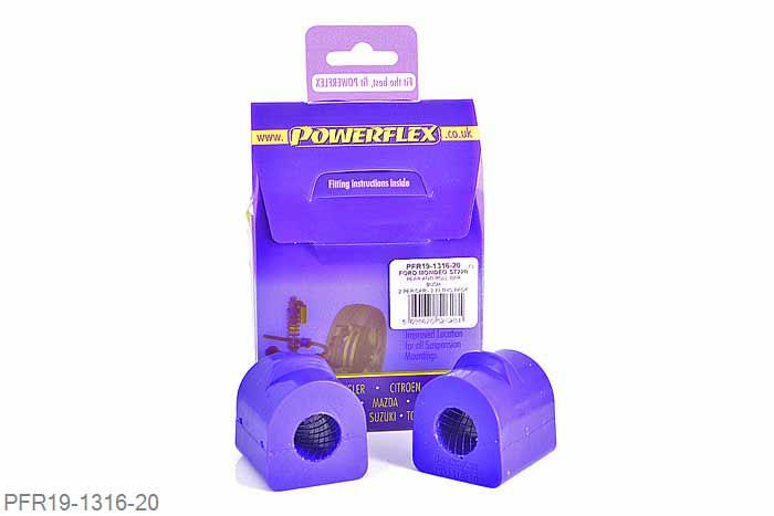 PFR19-1316-20, Ford Mondeo (2000 to 2007), Rear Anti Roll Bar Bush Please check shape of original bush. Use either PFR19-905-* or PFR19-1316-* 20mm, 2 stuk(s) benodigd  per auto, 2 stuk(s) in verpakking, prijs per set van 2 stuk(s)