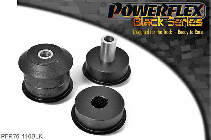 PFR76-410BLK, Toyota Starlet/Glanza Turbo EP82 and EP91 Rear Beam Mounting Bush, PFR76-410BLK fits Starlet models where the bush measures 55mm diameter and fits into the original outer shell.  PFR76-409BLK fits later Starlet Glanza models with a bush diameter of 48.5mm, it fits into the original outer shell. 55mm, 2 stuk(s) benodigd  per auto, 2 stuk(s) in verpakking, prijs per set van 2 stuk(s)