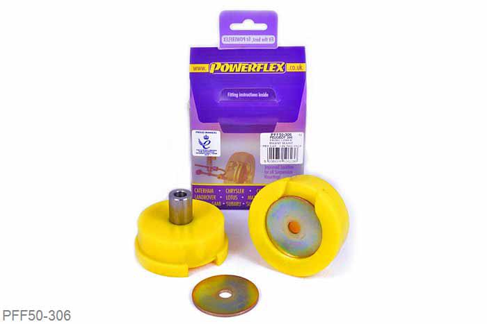 PFF50-306, Citroen C4 (2004-2014), Lower Rear Engine Mount Bush This bush replaces part number 1809.35, 1809.33 and 1809.21. It replaces bushes with a 70mm diameter. - For Peugeot 206, it fits 2.0 Petrol engine (70mm)., 1 stuk(s) benodigd  per auto, 1 stuk(s) in verpakking, prijs per set van 1 stuk(s)