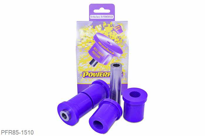 PFR85-1510, VW Caddy MK3 Typ 2K (2004 - 2010), Rear Leaf Spring Chassis Shackle Bush This part replaces OE number: 2K0511171B., 2 stuk(s) benodigd  per auto, 2 stuk(s) in verpakking, prijs per set van 2 stuk(s)