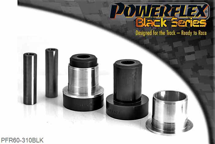 PFR60-310BLK, Renault Twingo II (2007 - 2014) Rear Beam Mounting Bush, OE Part Nr 6000073602, 2 stuk(s) benodigd  per auto, 2 stuk(s) in verpakking, prijs per set van 2 stuk(s)