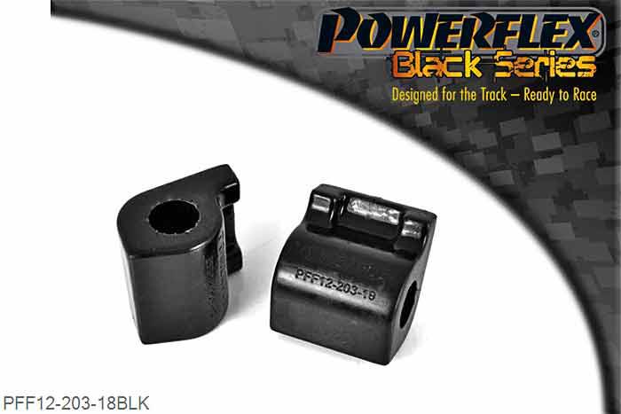 PFF12-203-18BLK, Citroen C2 Front Anti Roll Bar Bush 18mm, This part replaces OE part number: 5094.97 18mm, 2 stuk(s) benodigd  per auto, 2 stuk(s) in verpakking, prijs per set van 2 stuk(s)