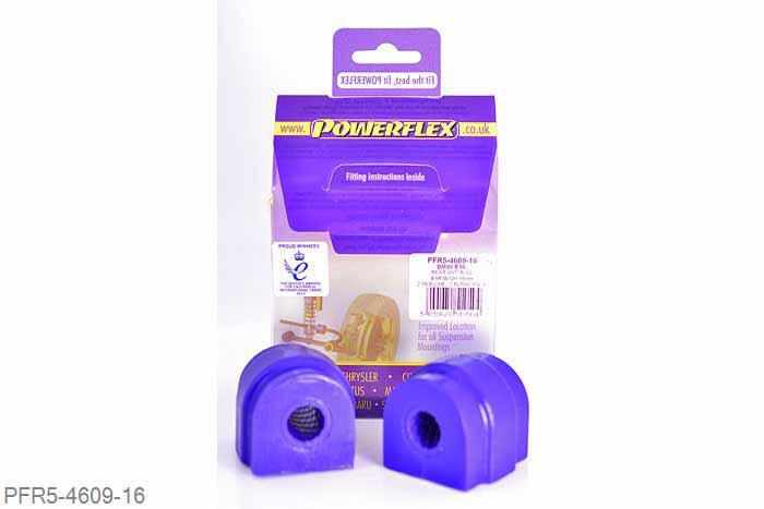 PFR5-4609-16, BMW E60 5 Series, Saloon, Rear Anti Roll Bar Mount 16mm Please check anti roll bar diameter before ordering 16mm, 2 stuk(s) benodigd  per auto, 2 stuk(s) in verpakking, prijs per set van 2 stuk(s)