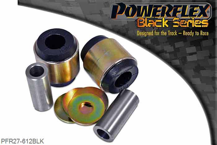 PFR27-612BLK, Jaguar XF, XFR - X250 (2008-) Rear Lower Arm Outer Bush, The rear lower arm outer bush (position 12) can use either PFR27-612 which is 59mm long including washers or PFR27-611 which is 54mm long including washers, please measure the original bush to order the correct bush., 2 stuk(s) benodigd  per auto, 2 stuk(s) in verpakking, prijs per set van 2 stuk(s)