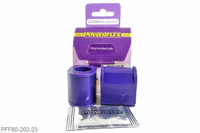 PFF60-202-23, Renault Twingo II (2007 - 2014), Front Anti Roll Bar Chassis Mount Bush 23mm Check anti roll bar diameter before ordering 23mm, 2 stuk(s) benodigd  per auto, 2 stuk(s) in verpakking, prijs per set van 2 stuk(s)
