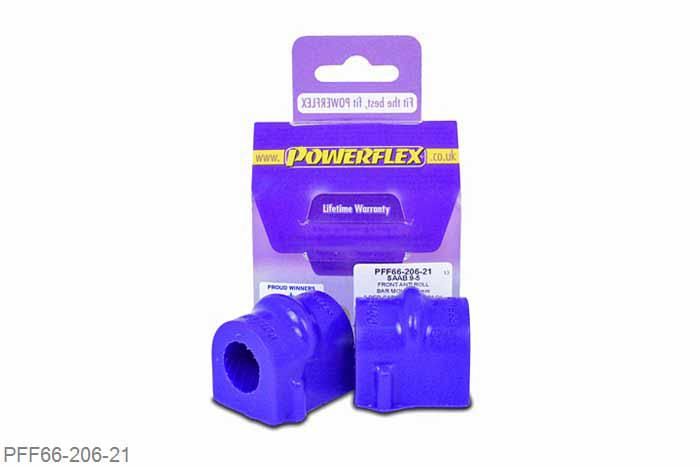 PFF66-206-21, Saab 9-5 (1998-2010) YS3E, Front Anti Roll Bar Mounting Bush 21mm  21mm, 2 stuk(s) benodigd  per auto, 2 stuk(s) in verpakking, prijs per set van 2 stuk(s)