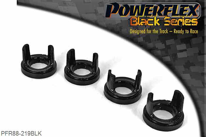 PFR88-219BLK, Volvo 260 (1975 -1985) Rear Trailing Arm To Axle Bush Insert, PFR88-211 is a complete bush that fits into the original outer shell, PFR88-219 insert fits into the voids of the original bush., 2 stuk(s) benodigd  per auto, 2 stuk(s) in verpakking, prijs per set van 2 stuk(s)