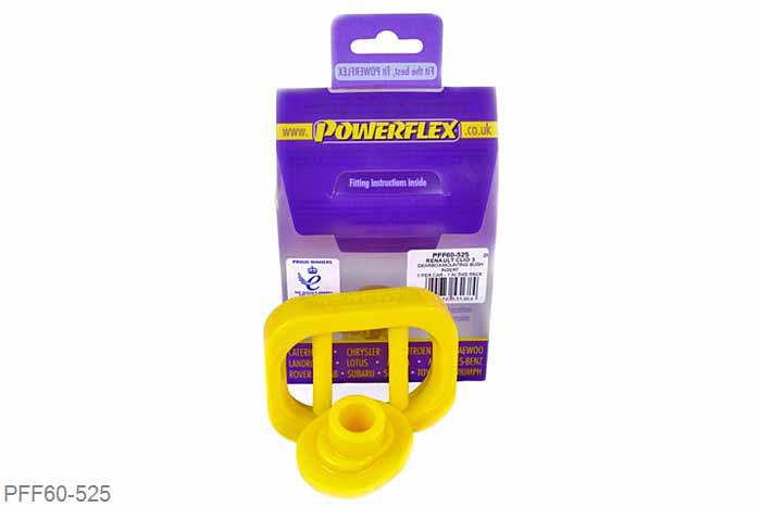 PFF60-525, Nissan Note / Tiida (2006 - 2011), Gearbox Mounting Bush Insert This polyurethane insert fits into and fills voids in the original rubber bush, OE part number: 8200352861 (Renault) and 11220-BN720 (Nissan). It is designed to limit movement of the engine and gearbox to provide additional stability under acceleration., 1 stuk(s) benodigd  per auto, 1 stuk(s) in verpakking, prijs per set van 1 stuk(s)