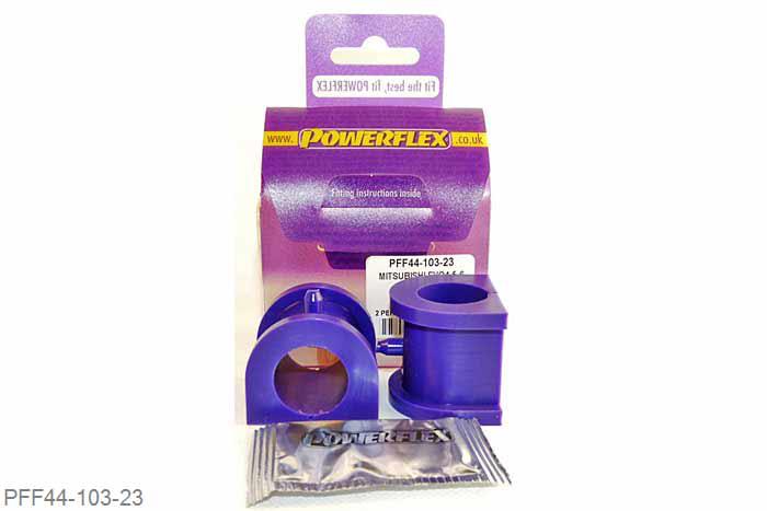 PFF44-103-23, Mitsubishi Lancer Evolution 4-5-6 RS/GSR, Front Anti Roll Bar Mount 23mm  23mm, 2 stuk(s) benodigd  per auto, 2 stuk(s) in verpakking, prijs per set van 2 stuk(s)