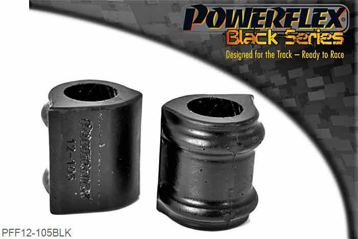 PFF12-105BLK, Citroen Saxo (inc VTS) Front Anti Roll Bar Mount (Inner) 22mm, Fits Peugeot Gti and Rally Models Only and Citroen Saxo (inc VTS) 22mm, 2 stuk(s) benodigd  per auto, 2 stuk(s) in verpakking, prijs per set van 2 stuk(s)