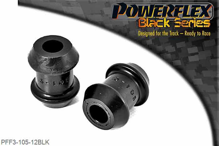 PFF3-105-12BLK, Audi S/RS 80, 90 Quattro inc Avant (1983-1992) S2 Coupe B3 (1991-1996) Front Outer Roll Bar Mount Lower 12mm, Fits Models Up To 1992 Chassis Number 8A-N-200-000 12mm, 2 stuk(s) benodigd  per auto, 2 stuk(s) in verpakking, prijs per set van 2 stuk(s)