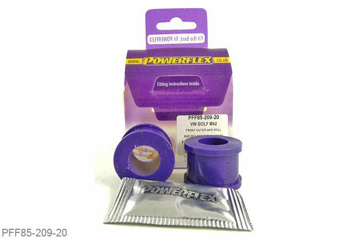 PFF85-209-20, Seat Ibiza 6K (1993-2002), Front Anti Roll Bar Eye Bolt Bush 20mm  20mm, 2 stuk(s) benodigd  per auto, 2 stuk(s) in verpakking, prijs per set van 2 stuk(s)