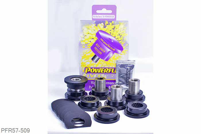 PFR57-509, Porsche 997 GT2, GT3 & GT3RS, Rear Upper Link Arm Inner Bush On some early 997 models (pre 2006) there is no supporting lug on the upright to the outside faces of the outer bushes. For these models use 4 x PFR57-508 outer bush & 4 x PFR57-509 for the inner bush. For cars with lugs use 8 x PFR57-509., 4 stuk(s) benodigd  per auto, 4 stuk(s) in verpakking, prijs per set van 4 stuk(s)