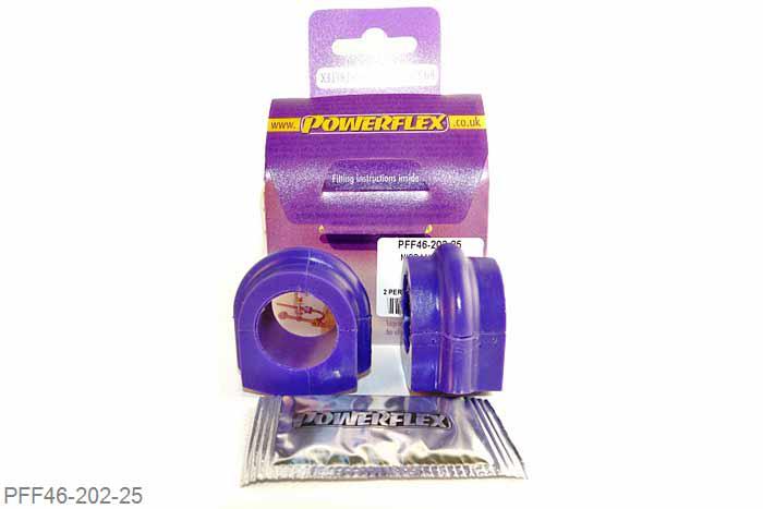 PFF46-202-25, Nissan 200SX - S13, S14, S14A and S15, Front Anti Roll Bar Mount 25mm  25mm, 2 stuk(s) benodigd  per auto, 2 stuk(s) in verpakking, prijs per set van 2 stuk(s)