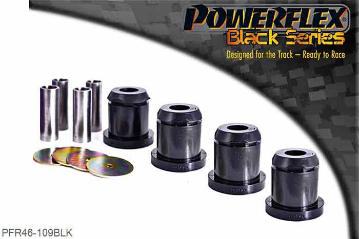 PFR46-109BLK, Nissan Sunny/Pulsar GTiR Rear Sub Frame Mounting Bush, , 4 stuk(s) benodigd  per auto, 4 stuk(s) in verpakking, prijs per set van 4 stuk(s)