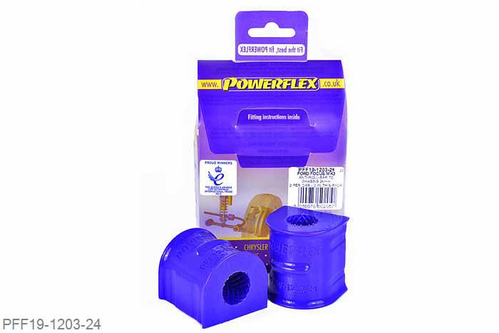 PFF19-1203-24, Ford Focus MK2 RS, Front Anti Roll Bar To Chassis Bush 24mm  24mm, 2 stuk(s) benodigd  per auto, 2 stuk(s) in verpakking, prijs per set van 2 stuk(s)