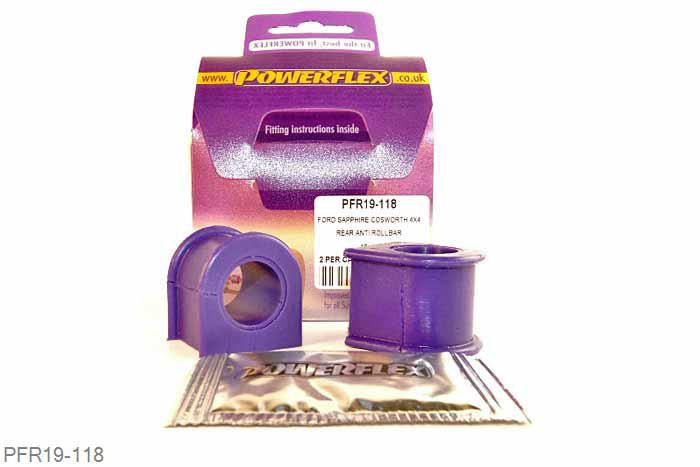 PFR19-118, Ford Mondeo (1992-2000), Rear Anti Roll Bar Mount 18mm  18mm, 2 stuk(s) benodigd  per auto, 2 stuk(s) in verpakking, prijs per set van 2 stuk(s)