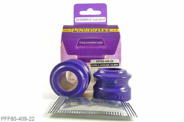 PFF80-409-22, Opel Cavalier 2WD (1989-1995), Vectra A (1989-1995), Front Anti Roll Bar Eye Bolt Bush 22mm  22mm, 2 stuk(s) benodigd  per auto, 2 stuk(s) in verpakking, prijs per set van 2 stuk(s)