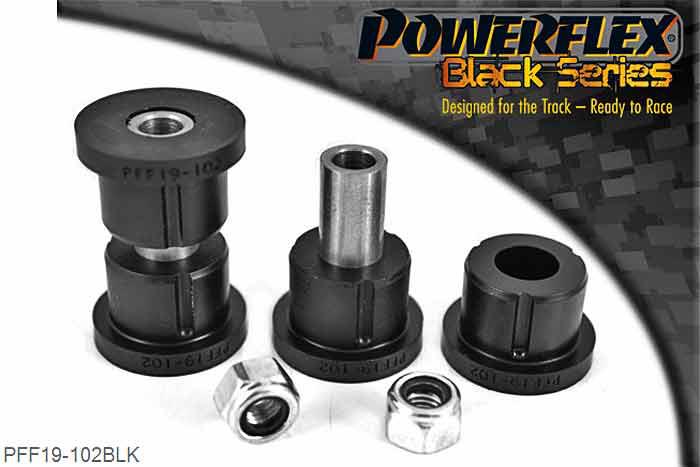 PFF19-102BLK, Ford Sierra and Sapphire Non-Cosworth (1982-1994) Front Inner Track Control Arm Bush, Please check bolt head size for 17mm use PFF19-102 & for 19mm use PFF19-103., 2 stuk(s) benodigd  per auto, 2 stuk(s) in verpakking, prijs per set van 2 stuk(s)