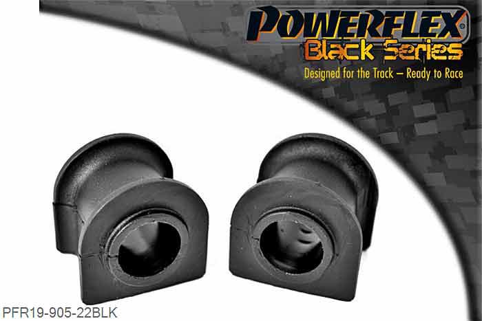 PFR19-905-22BLK, Ford Mondeo (2000 to 2007) Rear Anti Roll Bar Bush 22mm, Please check shape of original bush on Ford Mondeo. This bush fits saloon and hatch models only NOT ESTATE VERSIONS. Use either PFR19-905-* or PFR19-1316-* 22mm, 2 stuk(s) benodigd  per auto, 2 stuk(s) in verpakking, prijs per set van 2 stuk(s)