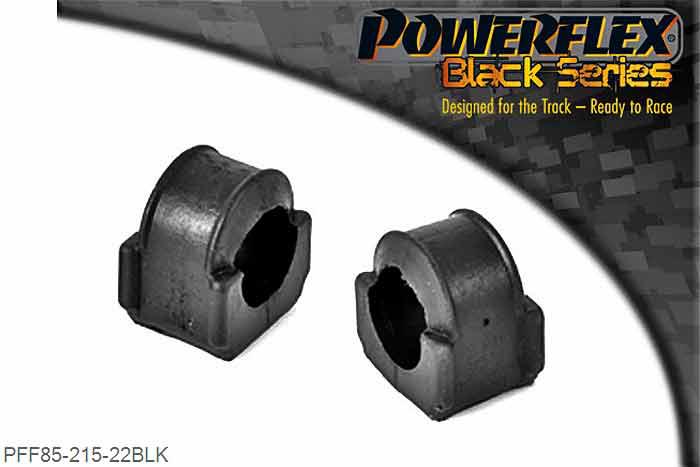 PFF85-215-22BLK, VW Golf MK1 (1973 - 1985) Front Anti Roll Bar Outer Mount 22mm,  22mm, 2 stuk(s) benodigd  per auto, 2 stuk(s) in verpakking, prijs per set van 2 stuk(s)